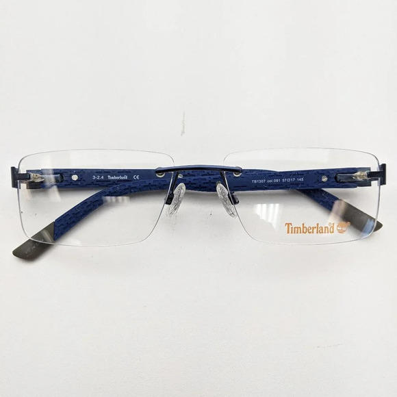 🕶️ Timberland TB1307-091 Rimless Eyeglasses 57/17-145 / JLE156🕶️